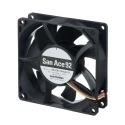 Sanyo Denki San Ace Series Axial Fan 12V DC, 8.52W, 6050 RPM, 92x92x25 mm 9HV0912P4H001
