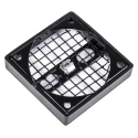 ebm-papst PMFA Series Matt Black Steel Frame Fan Filter for 60 mm Fans 65 x 65 x 13.5 mm PMFA60L