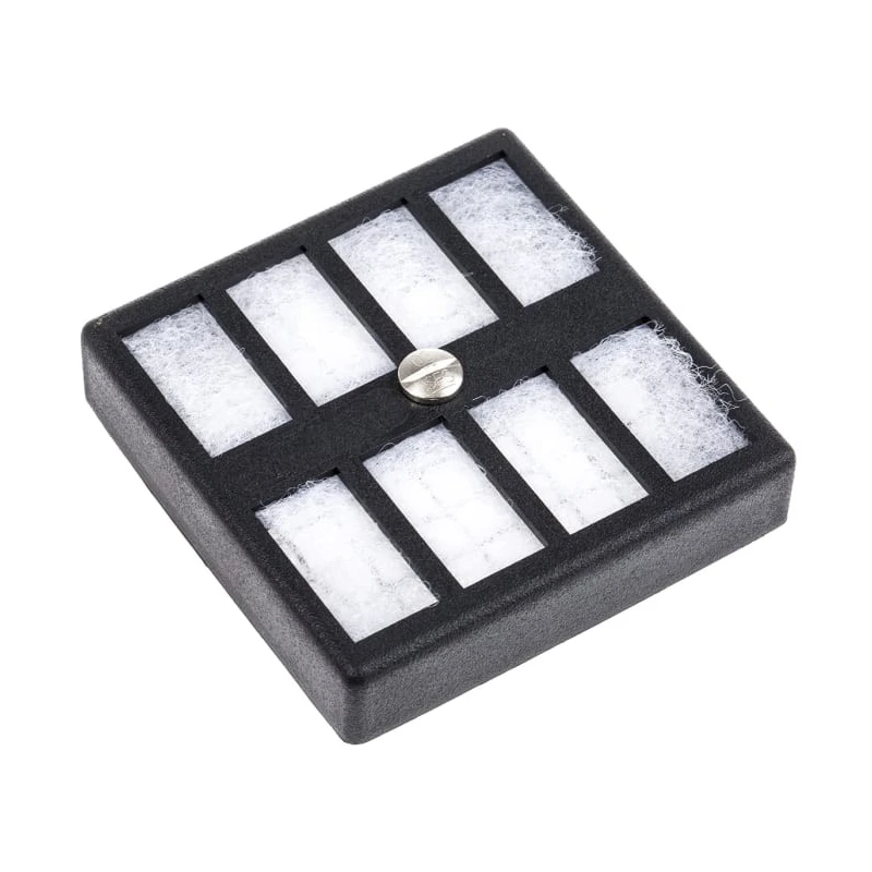 ebm-papst PMFA Series Matt Black Steel Frame Fan Filter for 60 mm Fans 65 x 65 x 13.5 mm PMFA60L