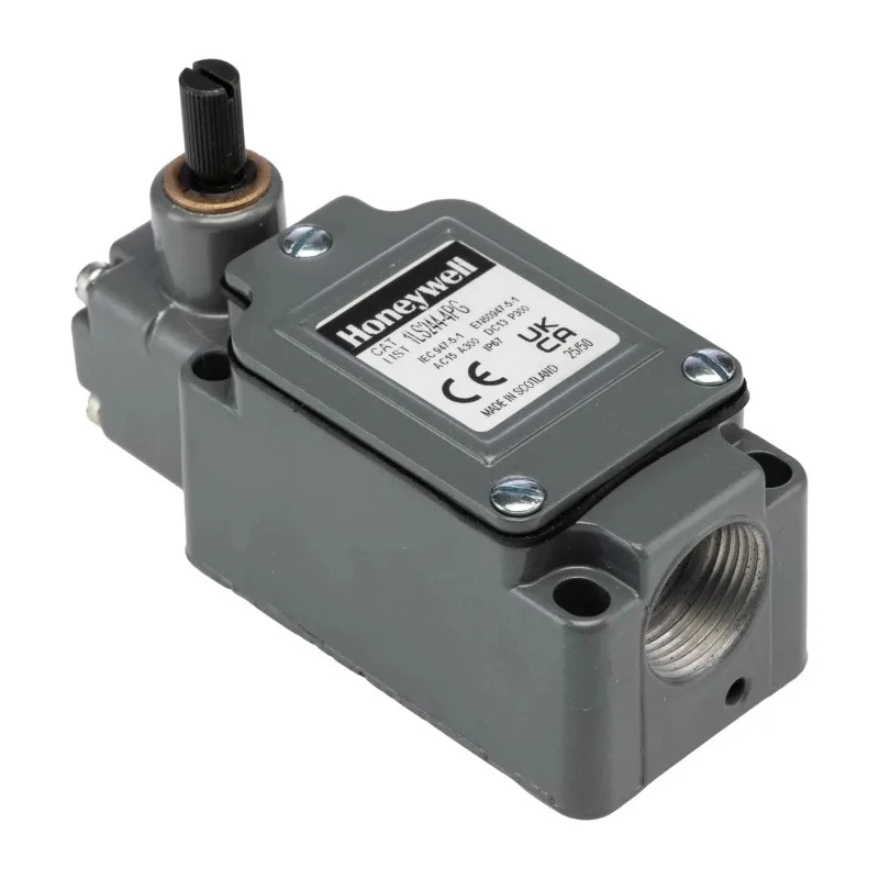 Honeywell Technologies LS Series Roller Lever Limit Switch, SPDT, IP67, Die Cast Zinc Housing, 240V AC, 10A 1LS244-4PG