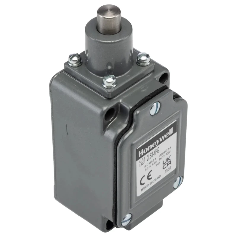 Honeywell LS Series Plunger Limit Switch, SPDT Snap Action, IP67 Die Cast Zinc Housing, 240V AC, 10A 2LS1-4PG