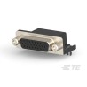 TE Connectivity HD22 26 Way Right Angle 2.29 mm Pitch PCB D-Sub Connector with Board Lock Female HD22