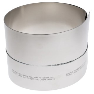 RS PRO Stainless Steel Shim 1.25 m Length x 150 mm Width x 0.8 mm Thickness 518-942