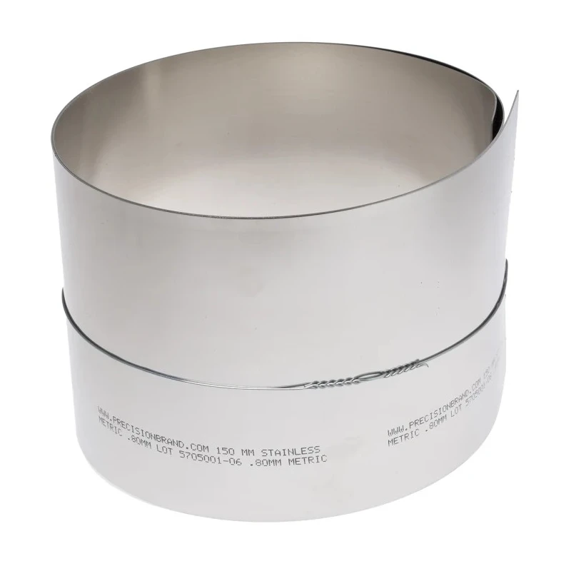 RS PRO Stainless Steel Shim 1.25 m Length x 150 mm Width x 0.8 mm Thickness 518-942