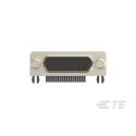 TE Connectivity HD22 26 Way Right Angle 2.29 mm Pitch PCB D-Sub Connector with Board Lock Female HD22
