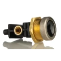 Norgren Button Mechanical Valve 304 Series, G 1/8 Port, 3/2 Function, Polyamide Body, Black Button, Model 03041402
