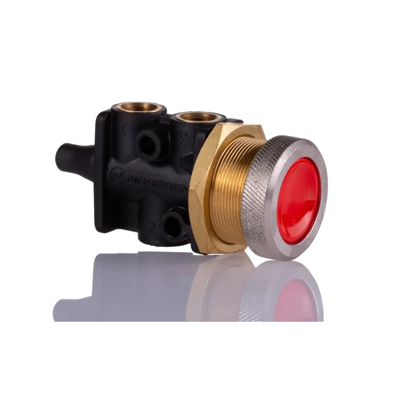 Norgren Button Mechanical Valve 304 Series, G G 1/8 Thread, III B Model 03041602