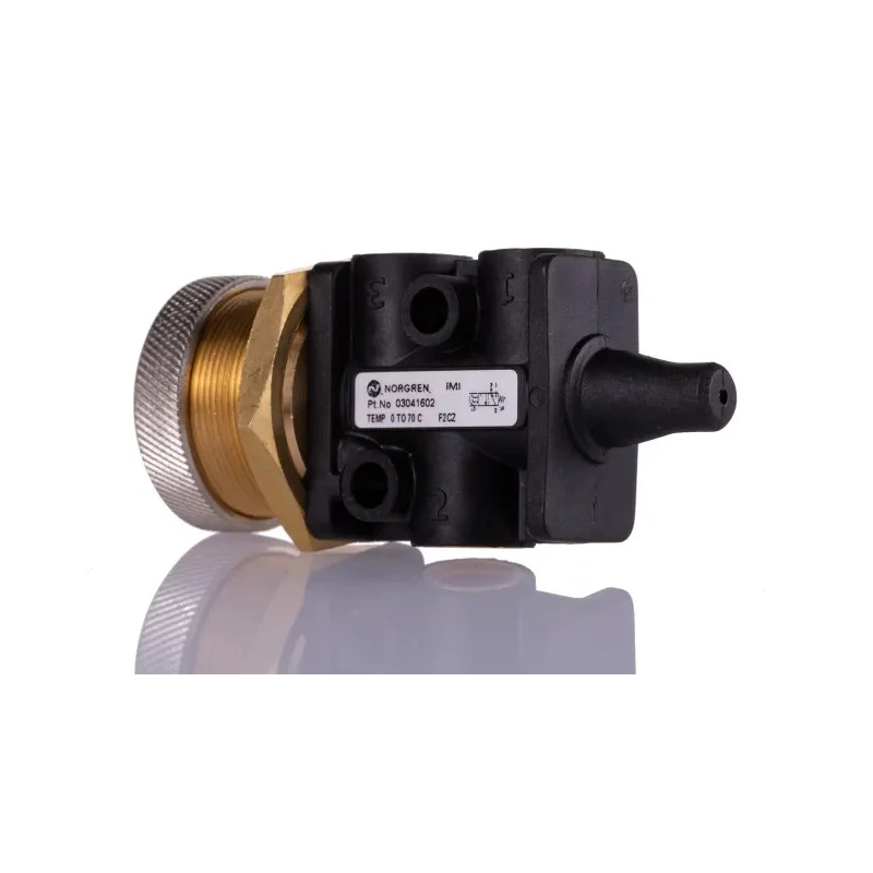 Norgren Button Mechanical Valve 304 Series, G G 1/8 Thread, III B Model 03041602
