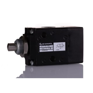 Norgren Plunger Mechanical Valve 306 Series G G 1/4 3/2 Function Zinc Body 0 to 10 bar 965 L/min 03060002