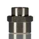 Norgren Nickel Plated Brass Pneumatic Fitting 1/4 in G Female Thread to G 1/8 in Threaded, Series 16 160222818
