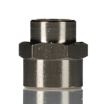 Norgren Nickel Plated Brass Pneumatic Fitting 1/4 in G Female Thread to G 1/8 in Threaded, Series 16 160222818