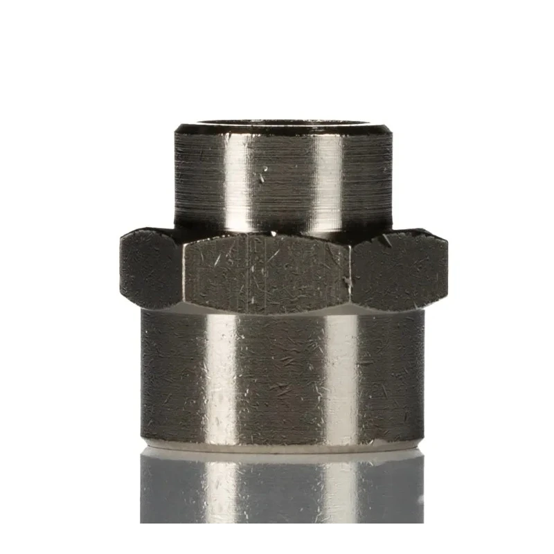 Norgren Nickel Plated Brass Pneumatic Fitting 1/4 in G Female Thread to G 1/8 in Threaded, Series 16 160222818