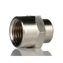 Norgren Nickel Plated Brass Pneumatic Fitting 1/4 in G Female Thread to G 1/8 in Threaded, Series 16 160222818
