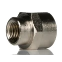 Norgren Nickel Plated Brass Pneumatic Fitting 1/4 in G Female Thread to G 1/8 in Threaded, Series 16 160222818