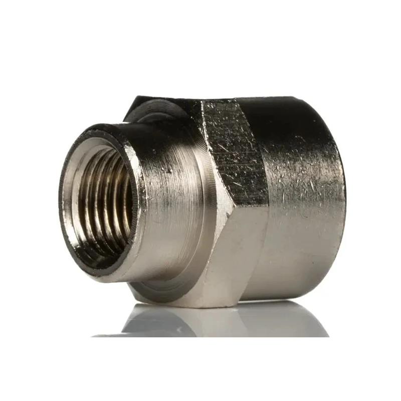 Norgren Nickel Plated Brass Pneumatic Fitting 1/4 in G Female Thread to G 1/8 in Threaded, Series 16 160222818