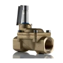 Buschjost Brass Body Solenoid Valve 2 Port, NC, Threaded G1/2 in, 230V/24V, 16 bar Max Pressure, 12 mm 8240200.9100.00000