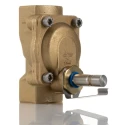 Buschjost Brass Body 2-Port Normally Closed Solenoid Valve 230V, 24V, 3/4 in Threaded Connection 8240300.9100.00000