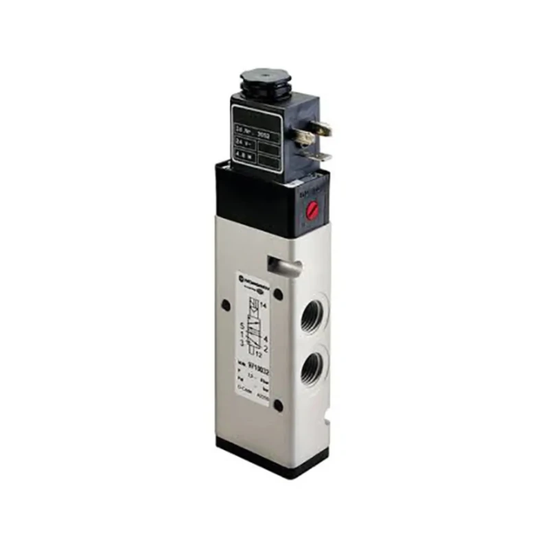 Norgren Pneumatic Solenoid Spool Valve 3/2 Way, 5/2 Way, Indirect Solenoid/Spring Actuated, ISO G NPT 9713032000000000