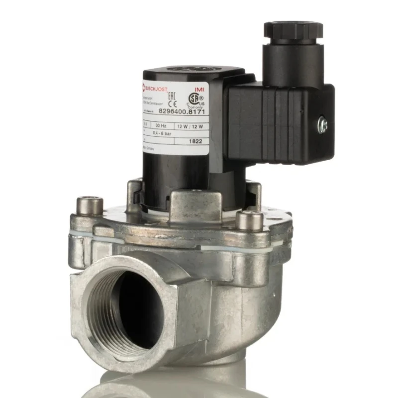 Buschjost Pneumatic Control Valve 2 Port NC 24V DC G1 Inlet/Outlet 25mm Orifice 8 Bar 8296400.8171.02400