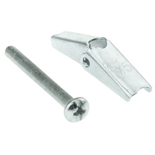 RawlPlug Carbon Steel Spring Toggle Cavity Fixing Zinc Plated 14 mm Fixing Hole Diameter R-SPO-05050