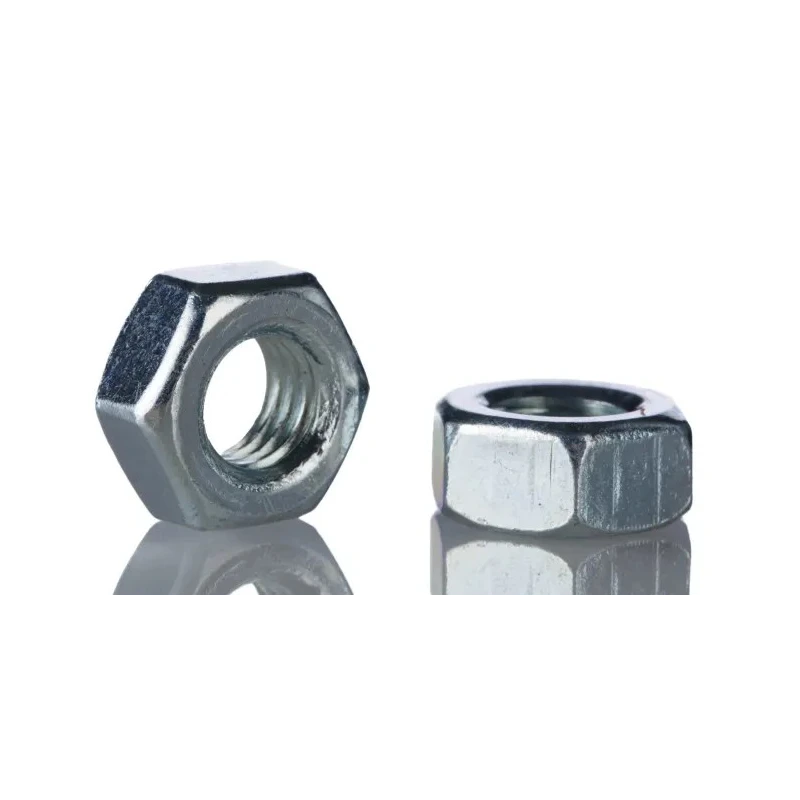 RS PRO Bright Zinc Steel Hex Nut M5 DIN 934 4mm Overall Height 525-903