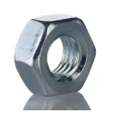 RS PRO Bright Zinc Steel Hex Nut M5 DIN 934 4mm Overall Height 525-903