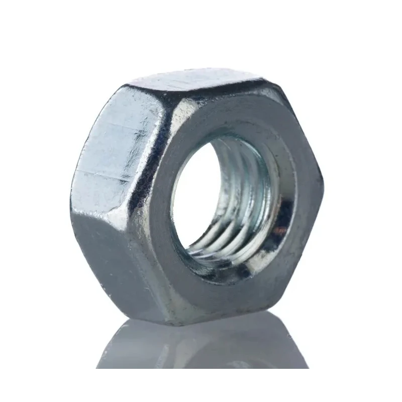 RS PRO Bright Zinc Steel Hex Nut M5 DIN 934 4mm Overall Height 525-903