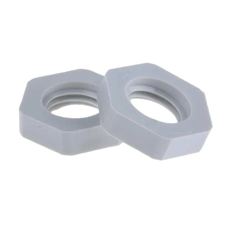 SIB Grey Fibreglass Reinforced Polyamide Cable Gland Locknut M12 Thread G4312010