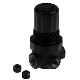 Norgren Pneumatic Regulator G 1/4, Brass Body, 0.3 to 10 bar, Max Operating Temp 65°C R07-205-RNMG