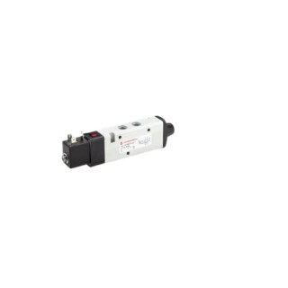 Norgren Pneumatic Solenoid Valve 5-Port In-Line Mount Aluminium Body 24V Solenoid/Spring Actuation V61B517A-A313J