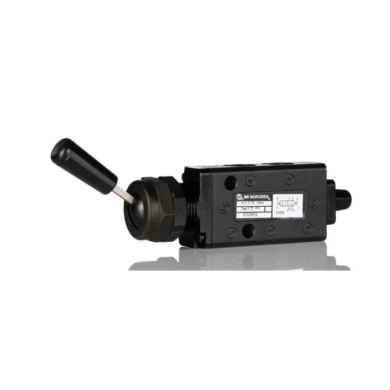 Norgren Lever Mechanical Valve, 5/2 Function, Zinc Body, G 1/8 Thread, Max 8 bar Pressure, Model X3029602