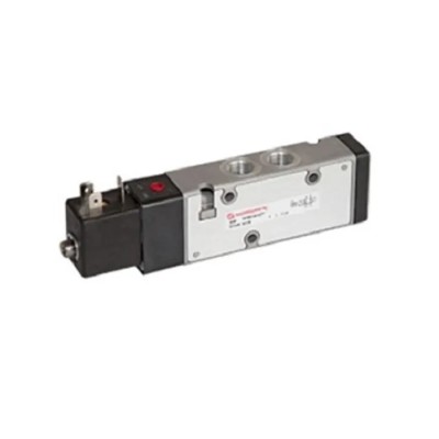 Norgren Pneumatic Solenoid Valve 5/2 Solenoid/Air G 1/4 in Port Size 24V Aluminium Body V61B513A-A313J
