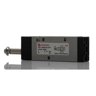 Norgren Pneumatic 5/2 Solenoid Valve Aluminium Body G 1/8 Port 24V V60A513A-A3000