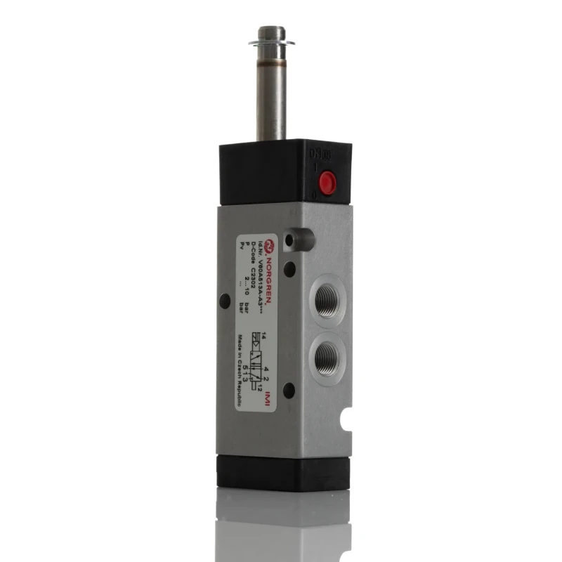 Norgren Pneumatic 5/2 Solenoid Valve Aluminium Body G 1/8 Port 24V V60A513A-A3000