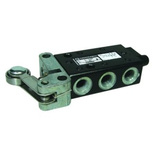 Norgren Roller Lever Mechanical Valve X303 Series 2.5 mm, 5 Ports, 2 Positions, Zinc Body, 10 bar Pressure, 335 X3039302