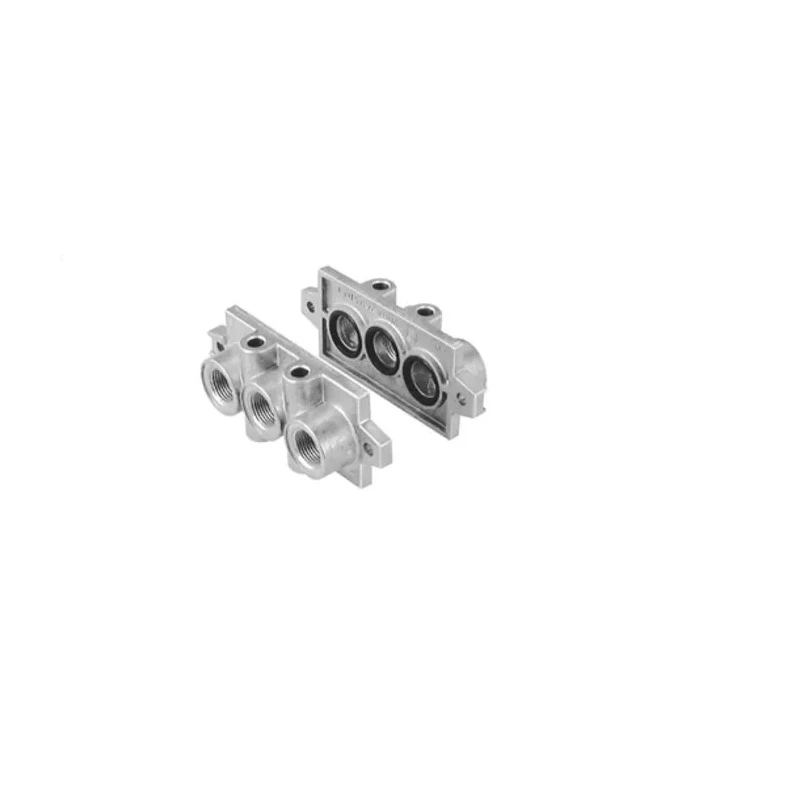 Norgren Pneumatic Valve Sub-Base Aluminium Body 3/8 in Port Size CQM/22152/3/22