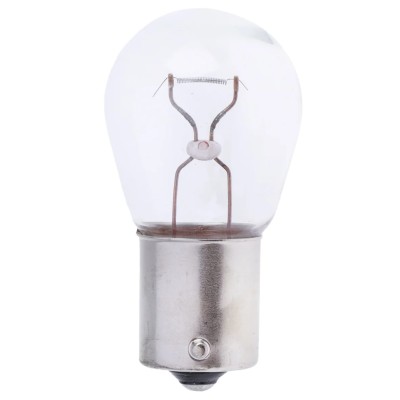 Osram Automotive Incandescent Lamp Clear 12V 21W BA15S 26.5mm Diameter 52.5mm Length BA15S