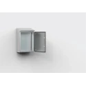 nVent HOFFMAN AFS Series 304 Stainless Steel, 316 Stainless Steel Wall Box IP66 Transparent Door 500 mm x 500 mm x AFS05052