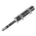 Switchcraft 6.35 mm Cable Male Stereo Jack Connector 500V Nickel Plating Brass Housing 297