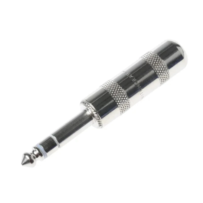 Switchcraft 6.35 mm Cable Male Stereo Jack Connector 500V Nickel Plating Brass Housing 297
