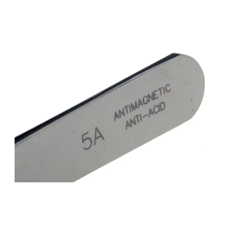 RS PRO Precision Stainless Steel Oblique Tweezer 115mm 238-6261