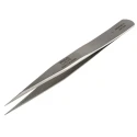 RS PRO 120mm Stainless Steel Standard Tweezer with Anti-Magnetic and Anti-Acid Properties 238-6283