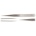 RS PRO 120mm Stainless Steel Standard Tweezer with Anti-Magnetic and Anti-Acid Properties 238-6283