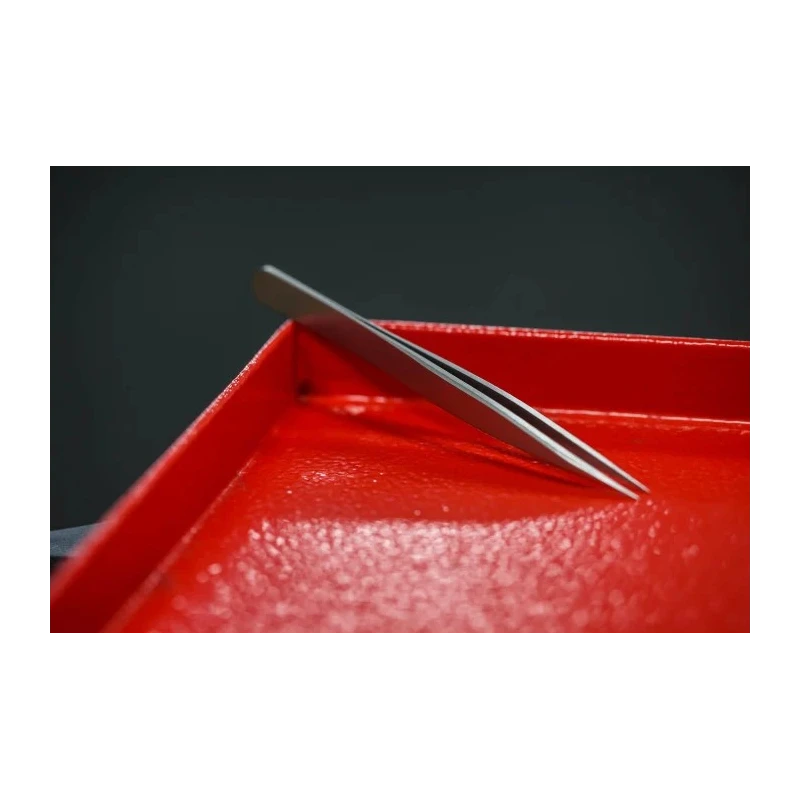 RS PRO 120mm Stainless Steel Strong Tweezer 238-6249
