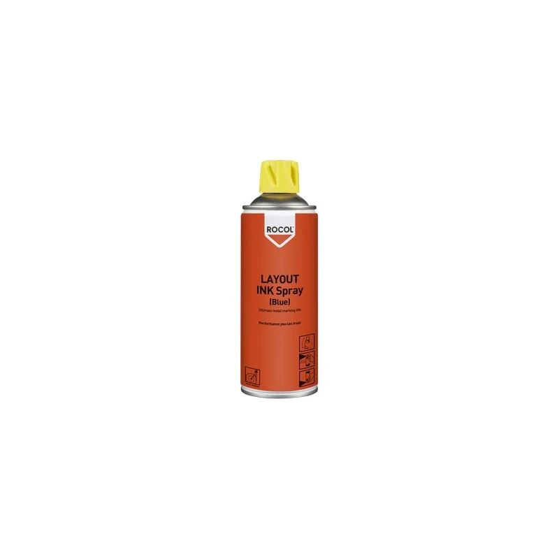 Rocol 400 ml Blue Spray Paint Layout Ink Spray for Metal Marking 57015