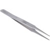 RS PRO Stainless Steel Rounded, Flat Tweezer 120mm 238-6255