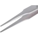 RS PRO Stainless Steel Rounded, Flat Tweezer 120mm 238-6255