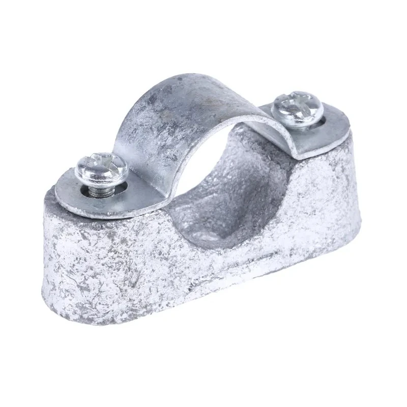 RS PRO Natural Galvanised Steel Cable Clip, 20 mm Maximum Bundle Diameter, Screw Fixing Method 606-002
