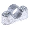 RS PRO Natural Galvanised Steel Cable Clip, 20 mm Maximum Bundle Diameter, Screw Fixing Method 606-002