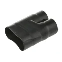 TE Connectivity Heat Shrink Boot T Joint 301A0 Black Fluid Resistant Elastomer 26.9 mm 301A034-25-0